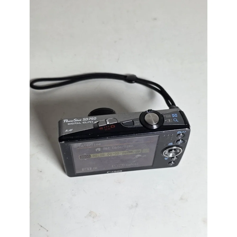 Canon PowerShot Digital ELPH Silver SD750 Digital Camera Battery Charger SD - Picture 10 of 15